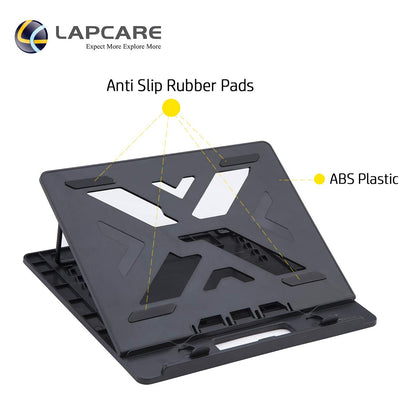 [RePacked]LAPCARE Laptop Riser 7 Level Height Adjustable Stand for Laptops & Tablets Upto 14" inch