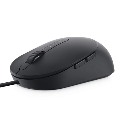 Dell MS3220 USB 2.0 3200DPI Ambidextrous Wired Laser Mouse - Black