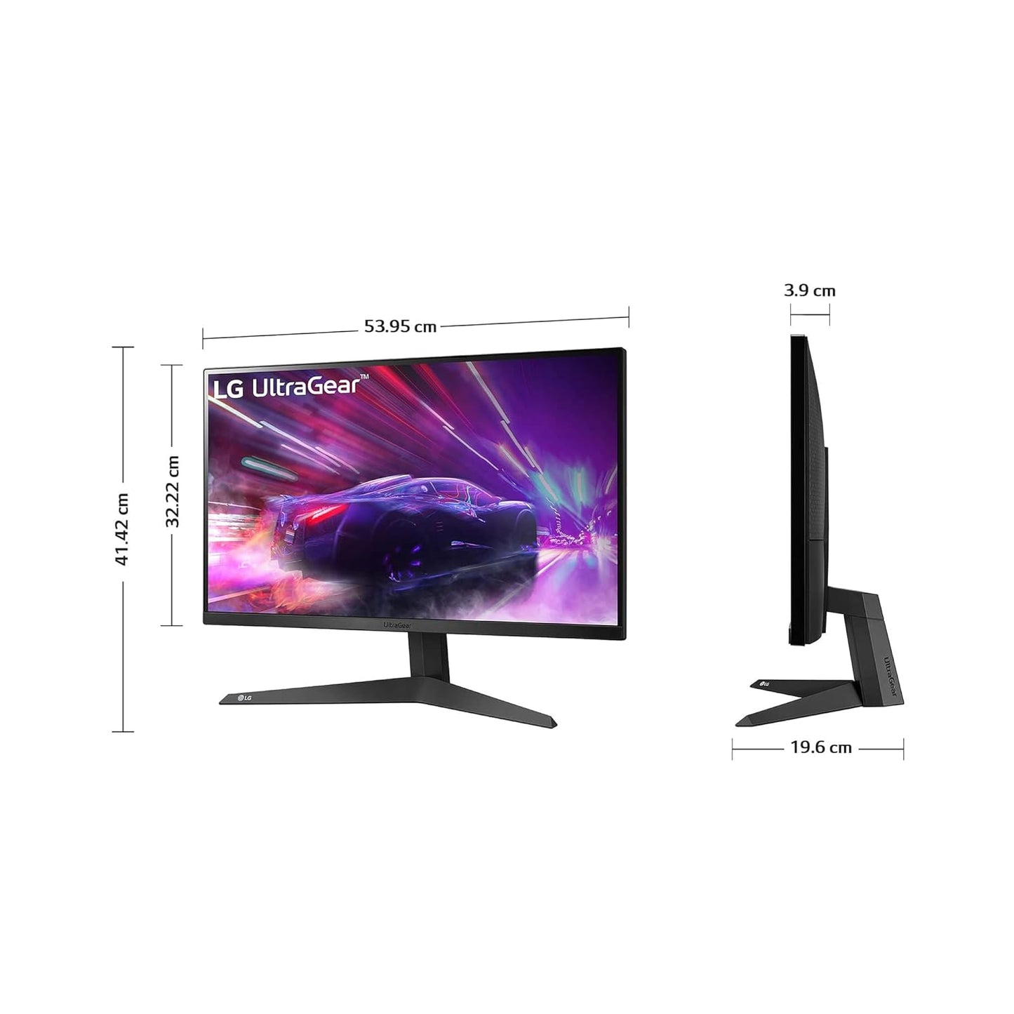 LG UltraGear 24GQ50F-B 24" 165Hz 1080p FHD VA Panel AMD FreeSync 5ms Gaming Monitor