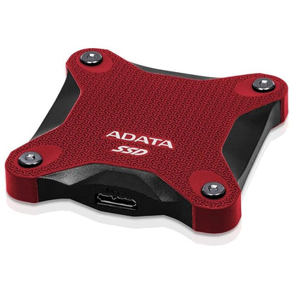 [RePacked] ADATA SD600Q 480GB Military Grade Light Compact Portable External SSD Solid State Drive (Red)