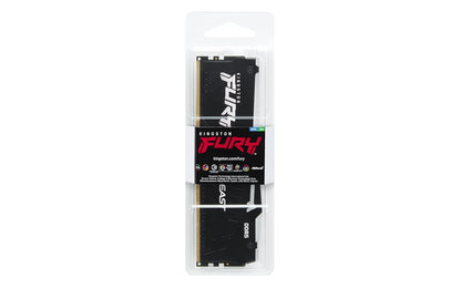 Kingston Fury Beast RGB 32GB DDR5 RAM 6000MHz CL40 UDIMM Desktop Memory - Black