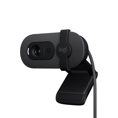 Logitech BRIO 100 USB-A 1080p Full HD Webcam with Auto-light Balance and Built-in Mic - Graphite