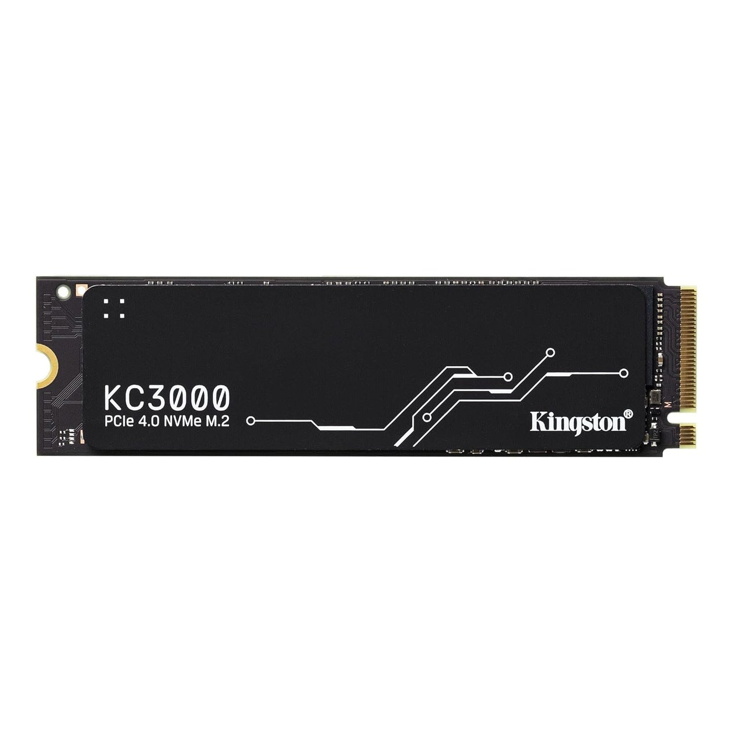 Kingston KC3000 4TB (4096GB) M.2 2280 PCIe 4.0 NVMe Gen4 3D NAND Internal Solid State Drive - Black