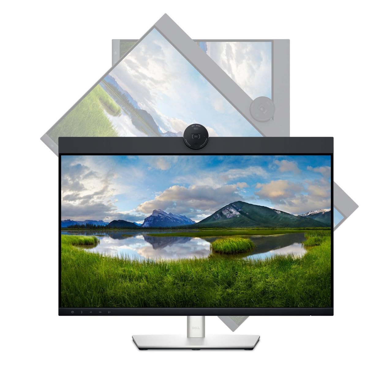 Dell P2424HEB 24" 60Hz HDR 1080p FHD IPS Panel Conferencing Monitor with Dual Speakers