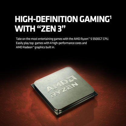 AMD Ryzen 5 5500GT 6 Cores 12 Threads 3.6GHz 16MB Cache AM4 Socket 64-Bit Desktop Processor