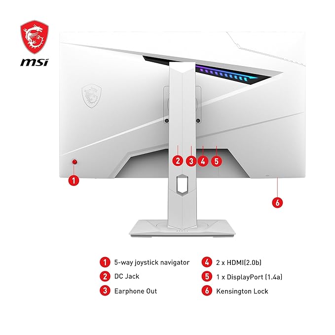 MSI MAG 274QRFW 27" 180Hz 2K WQHD 1ms IPS AMD FreeSync sRGB Gaming Monitor