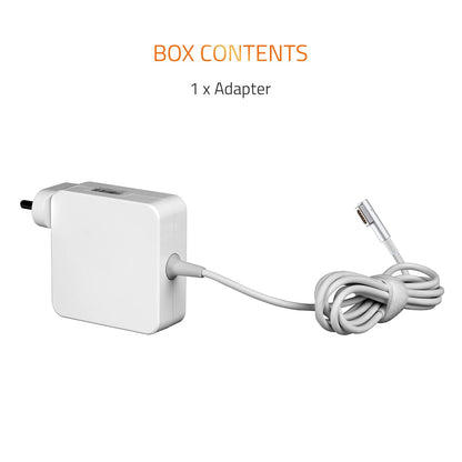 Apple MacBook MagSafe1 45W L-Tip 14.5V Compatible Laptop Adapter