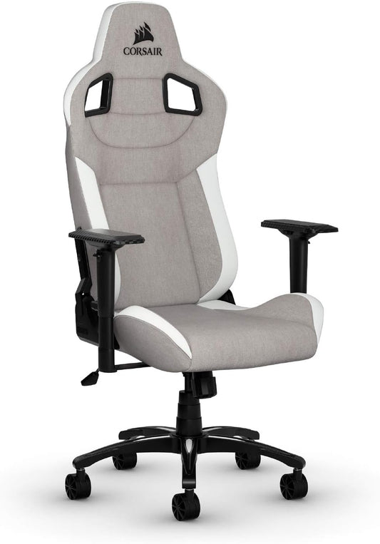 Corsair T3 RUSH Fabric Gaming Chair with 180° Reclining Seat Back and 4D Armrests