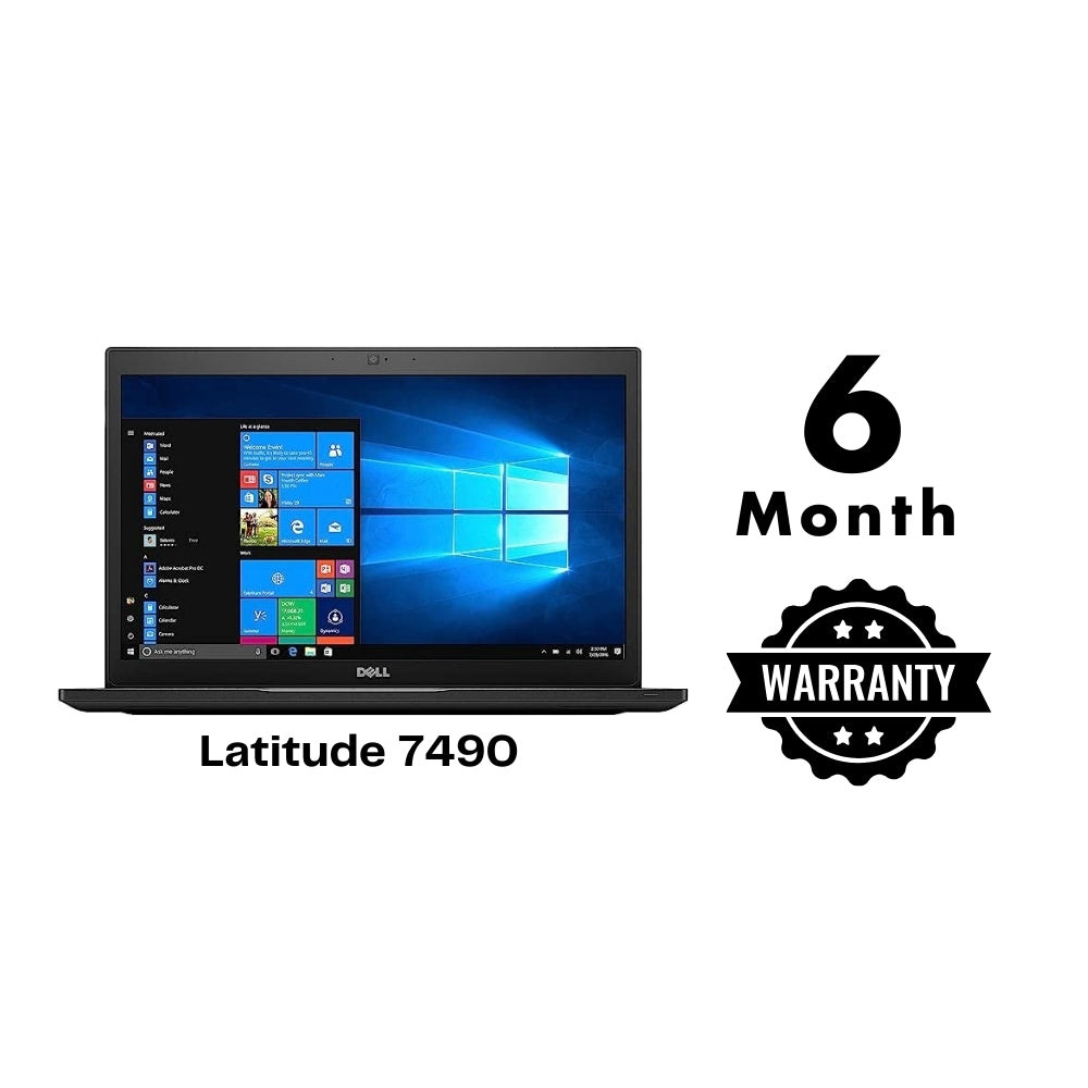 (Refurbished) Dell Latitude 7490 Intel Core i5 8th Generation 8GB RAM 256gb SSD 14" screen Win 10 Pro