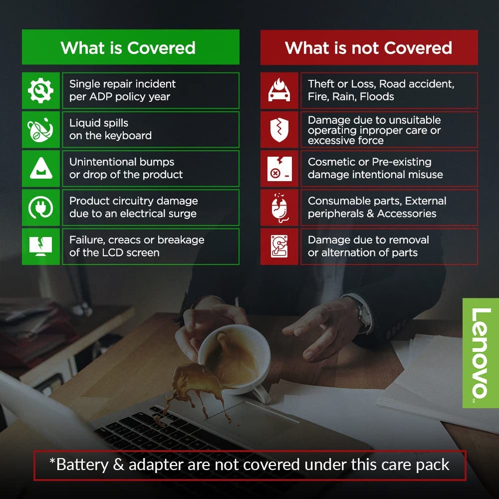 Lenovo 3 Years Accidental Damage Protection Pack with Onsite Service for Idea Mainstream NoteBooks (NOT A LAPTOP)