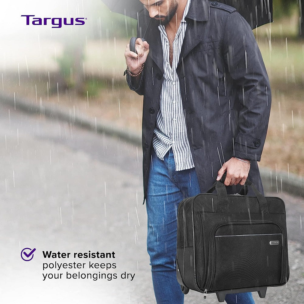 Targus TBR003 16-inch Rolling Laptop Case (Black)