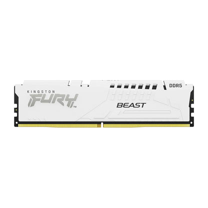 Kingston Fury Beast 16GB DDR5 6000MHz CL40 DIMM Gaming Desktop Memory - White