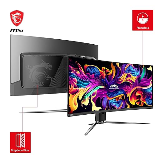 MSI Optix MAG342CQR 34-इंच UWQHD कर्व्ड गेमिंग मॉनिटर 144Hz रिफ्रेश रेट के साथ