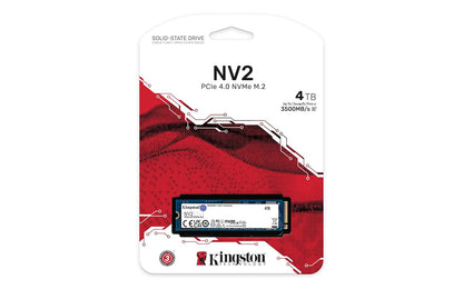 Kingston NV2 4TB M.2 2280 PCIe NVMe 3D NAND Internal Solid State Drive