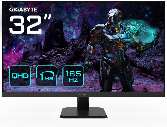 GIGABYTE GS32Q 32" 165Hz 1440p QHD HDR Ready IPS Panel Gaming Monitor - Black