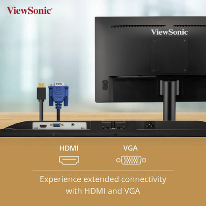 ViewSonic VA2209-H 22 Inch Full HD IPS 100Hz Adaptive Sync Flicker Free Eye-Care Technology Monitor