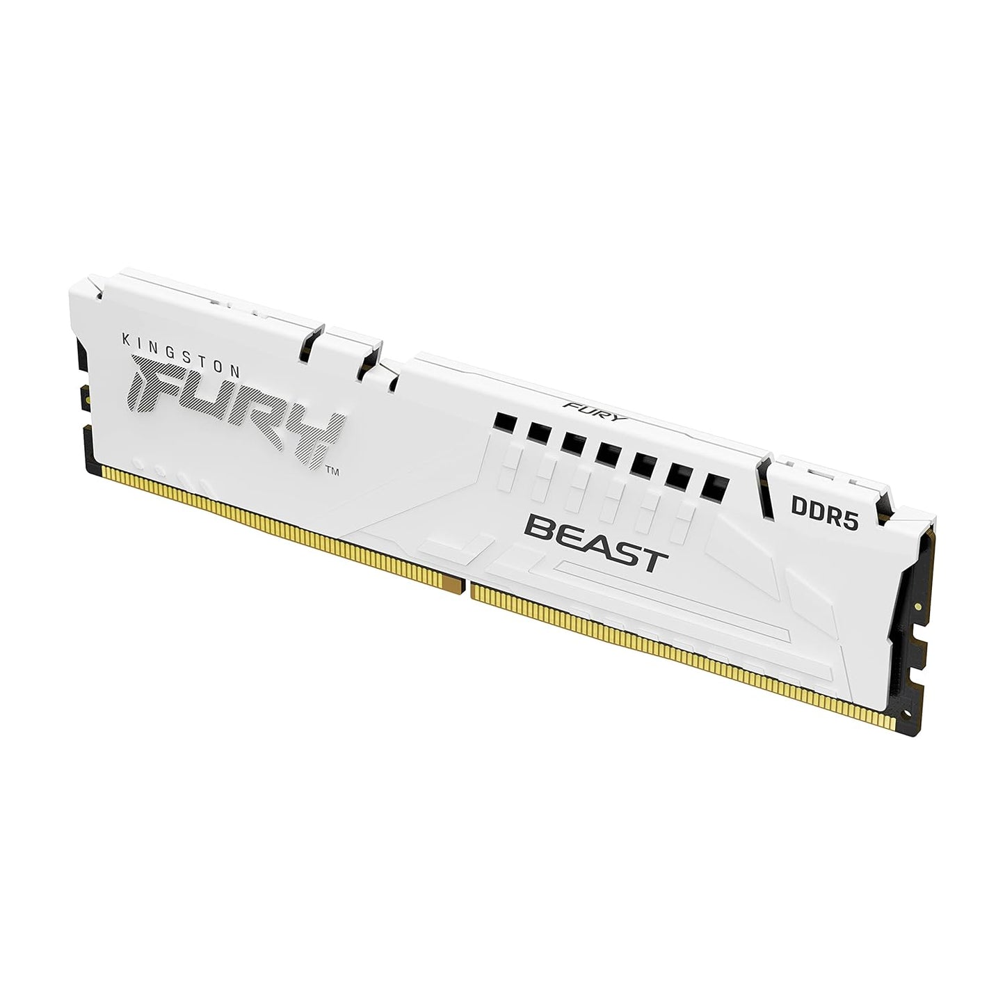 Kingston Fury Beast 16GB DDR5 6000MHz CL40 DIMM Gaming Desktop Memory - White