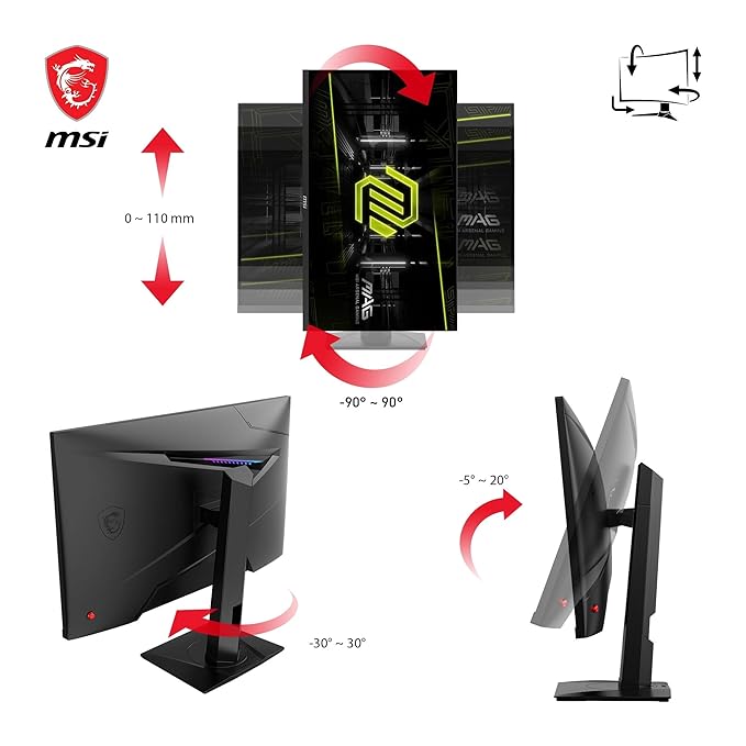 MSI Optix MAG342CQR 34-इंच UWQHD कर्व्ड गेमिंग मॉनिटर 144Hz रिफ्रेश रेट के साथ