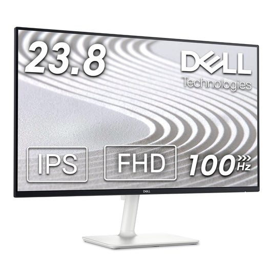 Dell S2425H 24" 100Hz 1080p FHD Flat Antiglare IPS Panel Monitor with Built-in Dual 5W Speakers