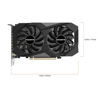 GIGABYTE GeForce RTX 3050 WINDFORCE OC 1477 MHz 6GB GDDR6 96-bit Graphics Card