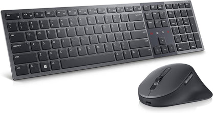 Dell KM900 Premier Collaboration Bluetooth 2.4GHz Wireless Backlight Keyboard and Mouse Combo - Black