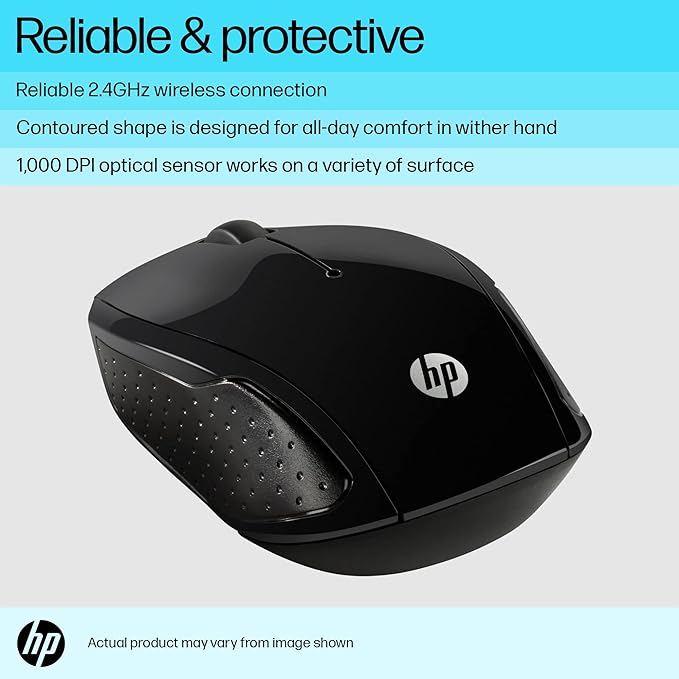 [RePacked] HP Wireless Optical Mouse 200 (Black)