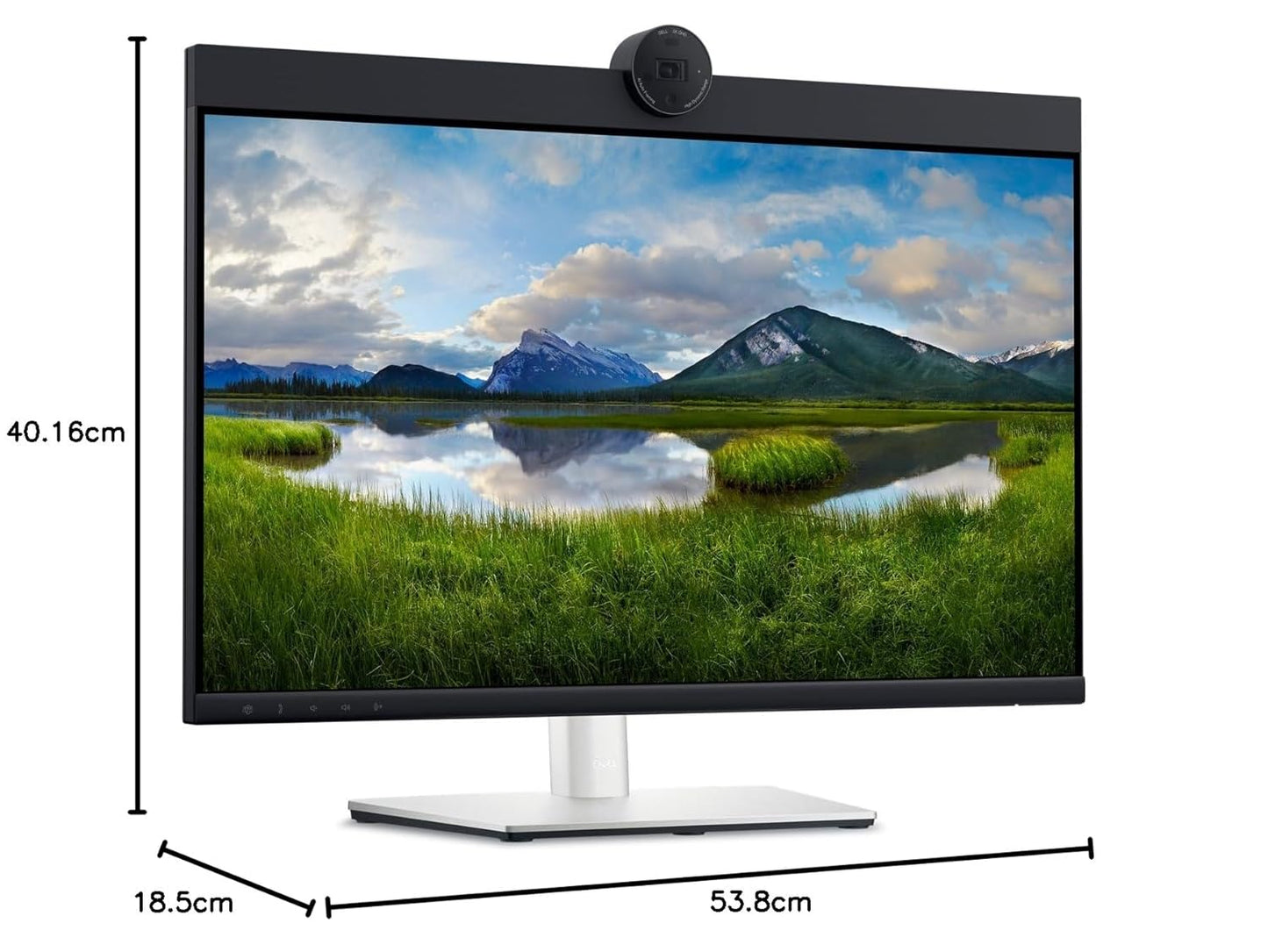 Dell P2424HEB 24" 60Hz HDR 1080p FHD IPS Panel Conferencing Monitor with Dual Speakers