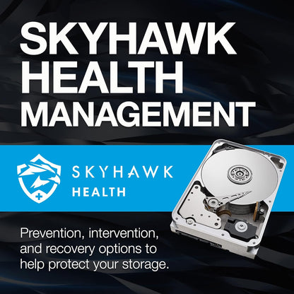 Seagate Skyhawk AI 10TB 3.5-inch SATA 7200RPM Video Internal Hard Disk