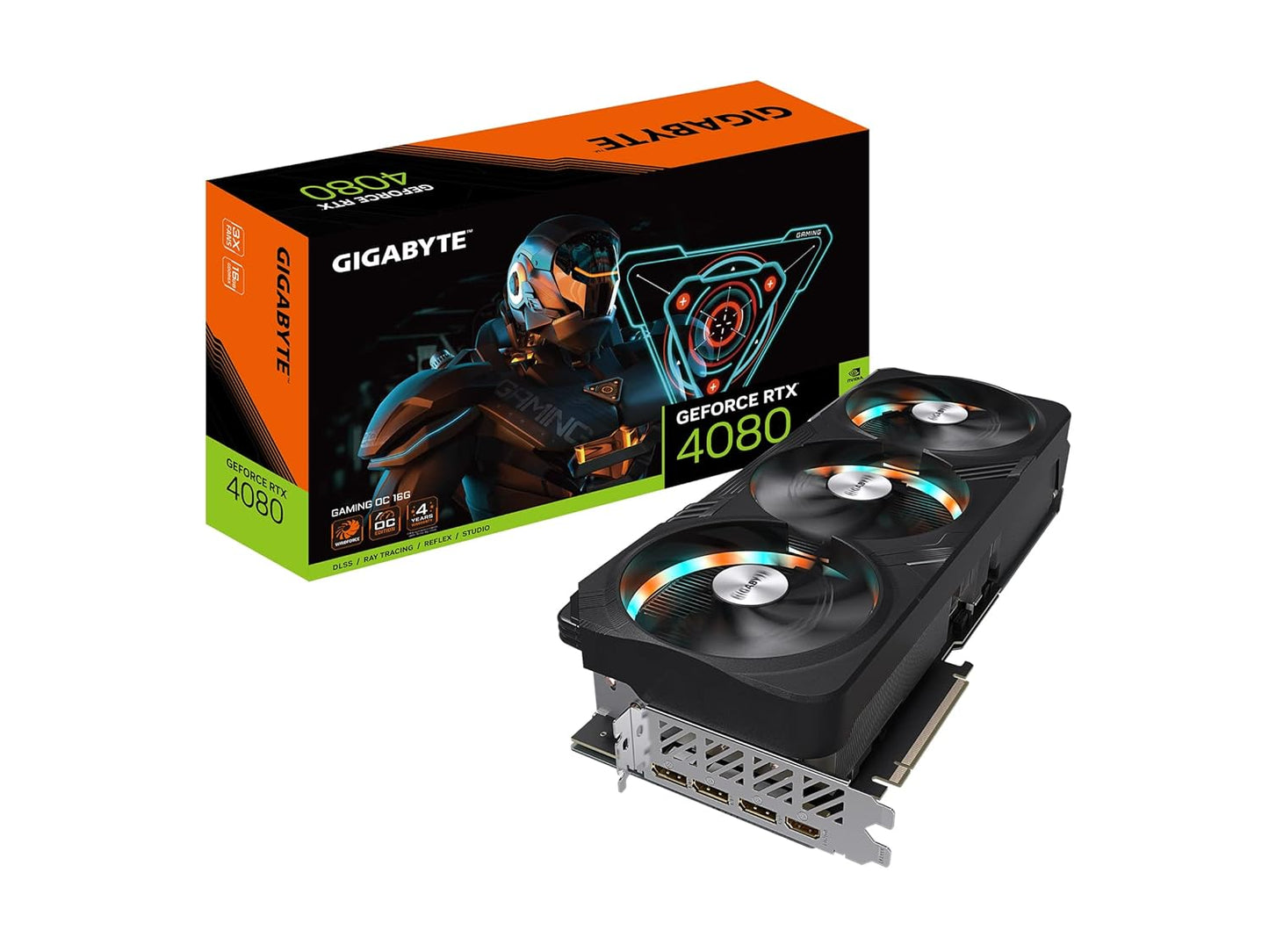 Gigabyte GeForce RTX 4080 Gaming OC 16GB GDDR6X 256-Bit Graphics Card