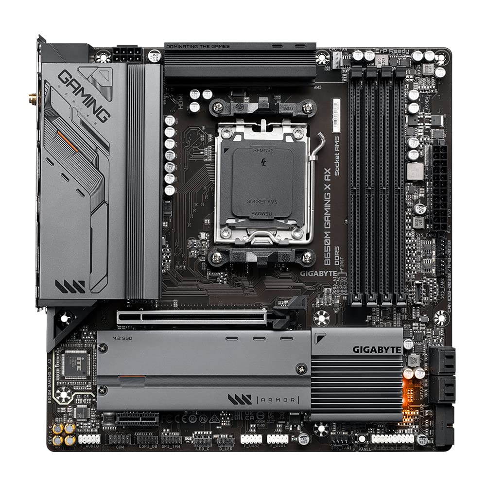 GIGABYTE B650M GAMING X AX WIFI DDR5 AMD AM5 Socket Micro ATX Gaming Motherboard