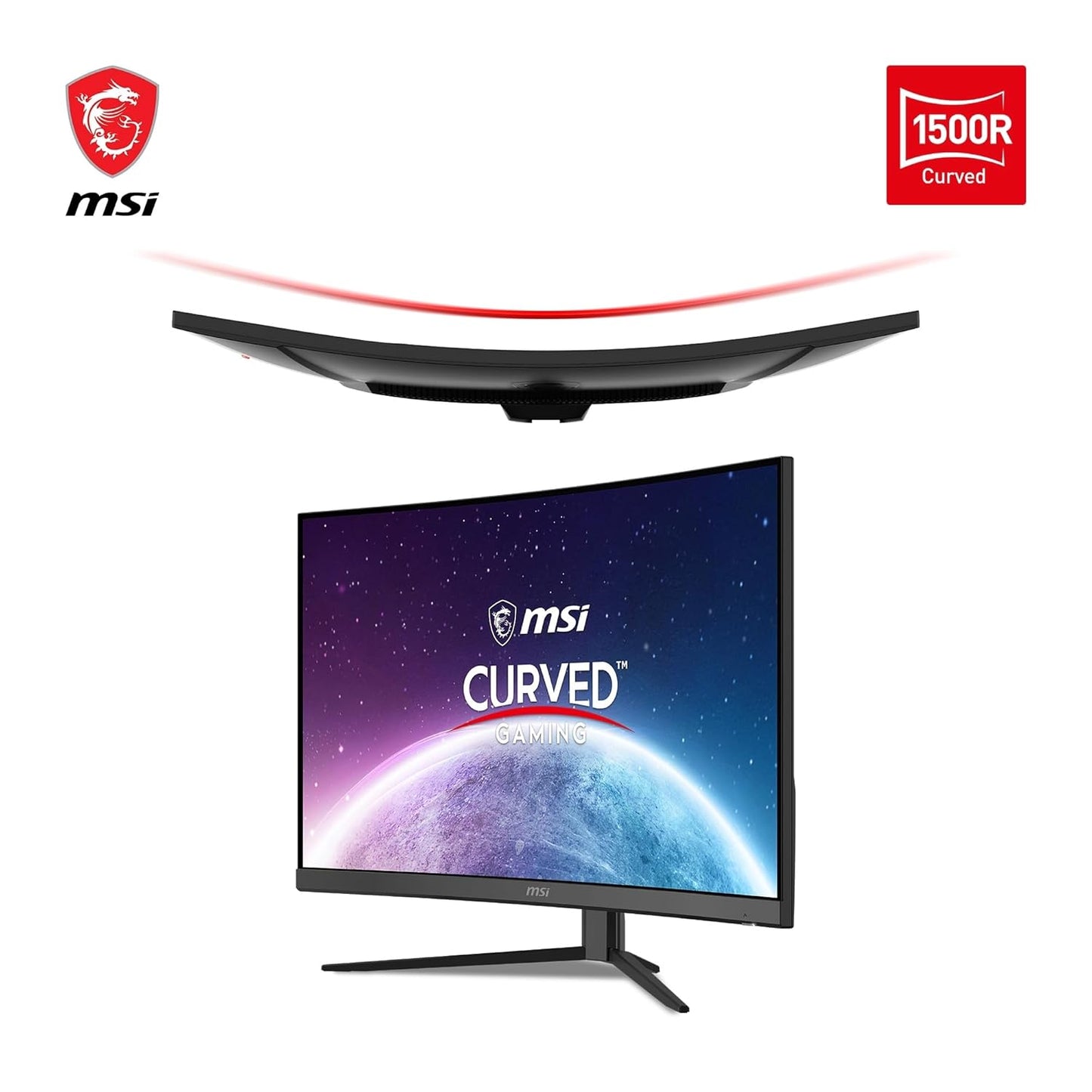 MSI G27C4X 27" FHD 250Hz 1ms VA AMD FreeSync Curved Gaming Monitor