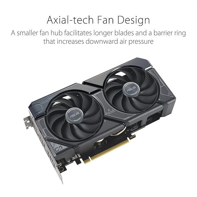 ASUS Dual GeForce RTX™ 4060 Ti White OC Edition 8GB GDDR6 Graphic Card