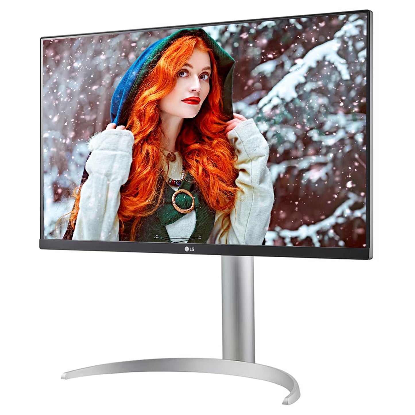 LG 27UP650-W 27" 60Hz 2160p 4K UHD HDR 400 IPS Panel Gaming Monitor - Silver