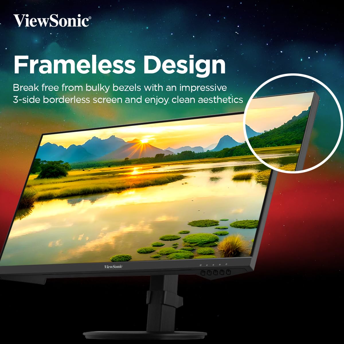 ViewSonic VG2409-MHU 24” IPS Panel 1080p FHD 75Hz USB Type-C Professional Monitor with Speakers