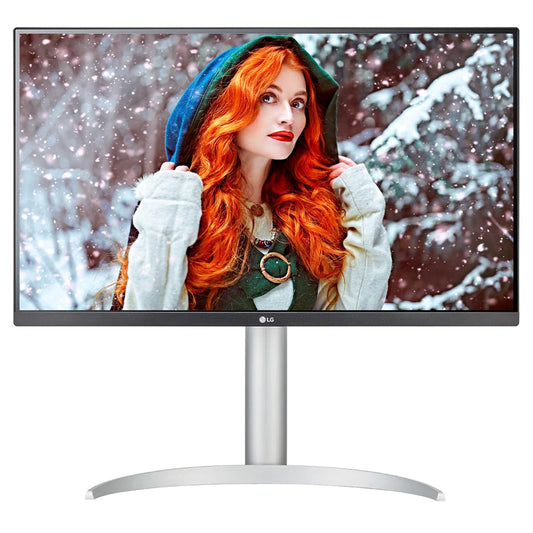 LG 27UP650-W 27" 60Hz 2160p 4K UHD HDR 400 IPS Panel Gaming Monitor - Silver