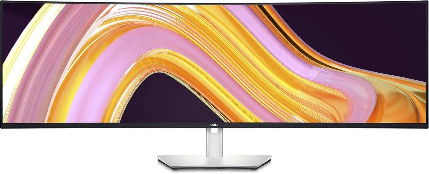 Dell U4924DW 49" 60Hz 1440p Dual QHD IPS Panel USB-C Curved Monitor with Dual Speakers