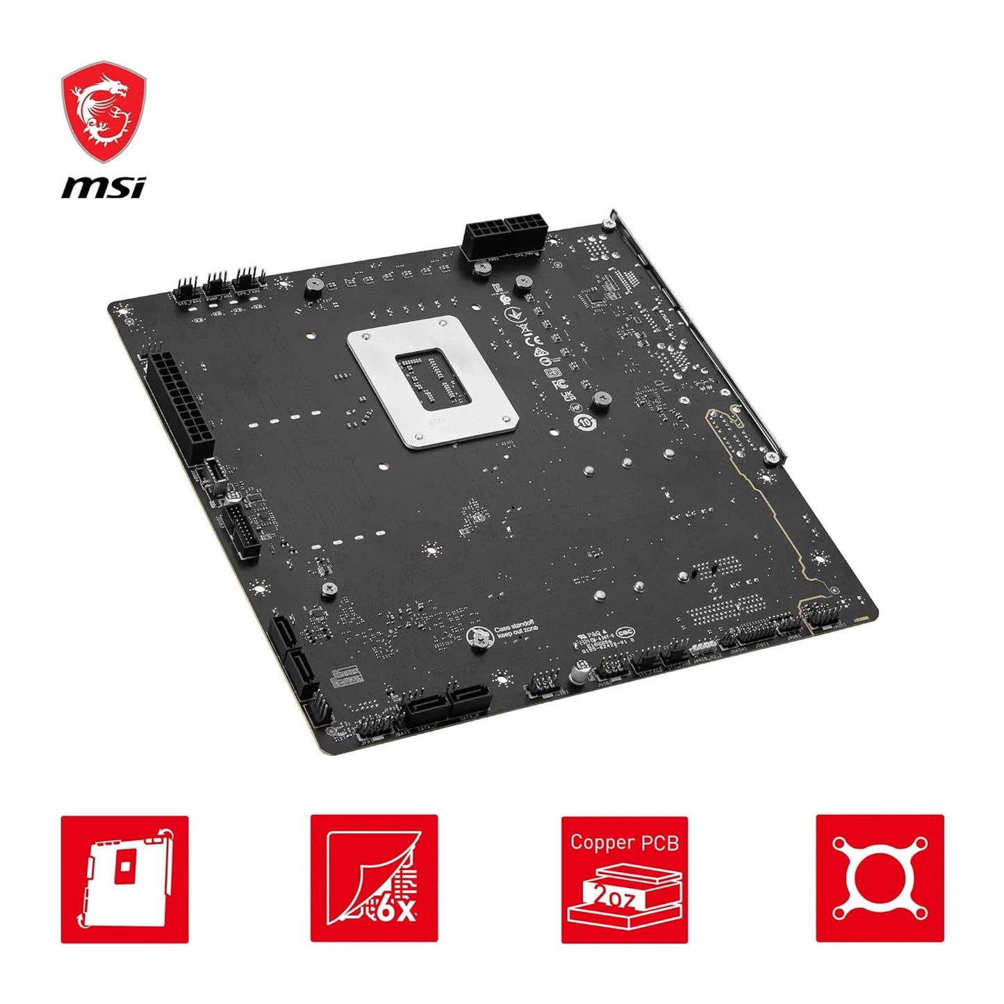 MSI B760M PROJECT ZERO Back-Connect LGA 1700 Wi-Fi DDR5 Micro-ATX Motherboard