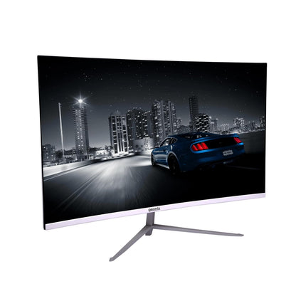 GEONIX Neon 27" 75Hz 1080p FHD  Curved Monitor with Dual Integrated Speakers - White