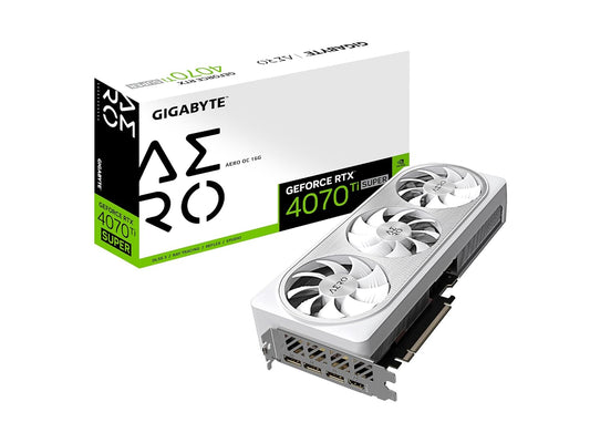 GIGABYTE GeForce RTX 4070 Ti Super AERO OC 16GB 256-bit GDDR6X Graphics Card