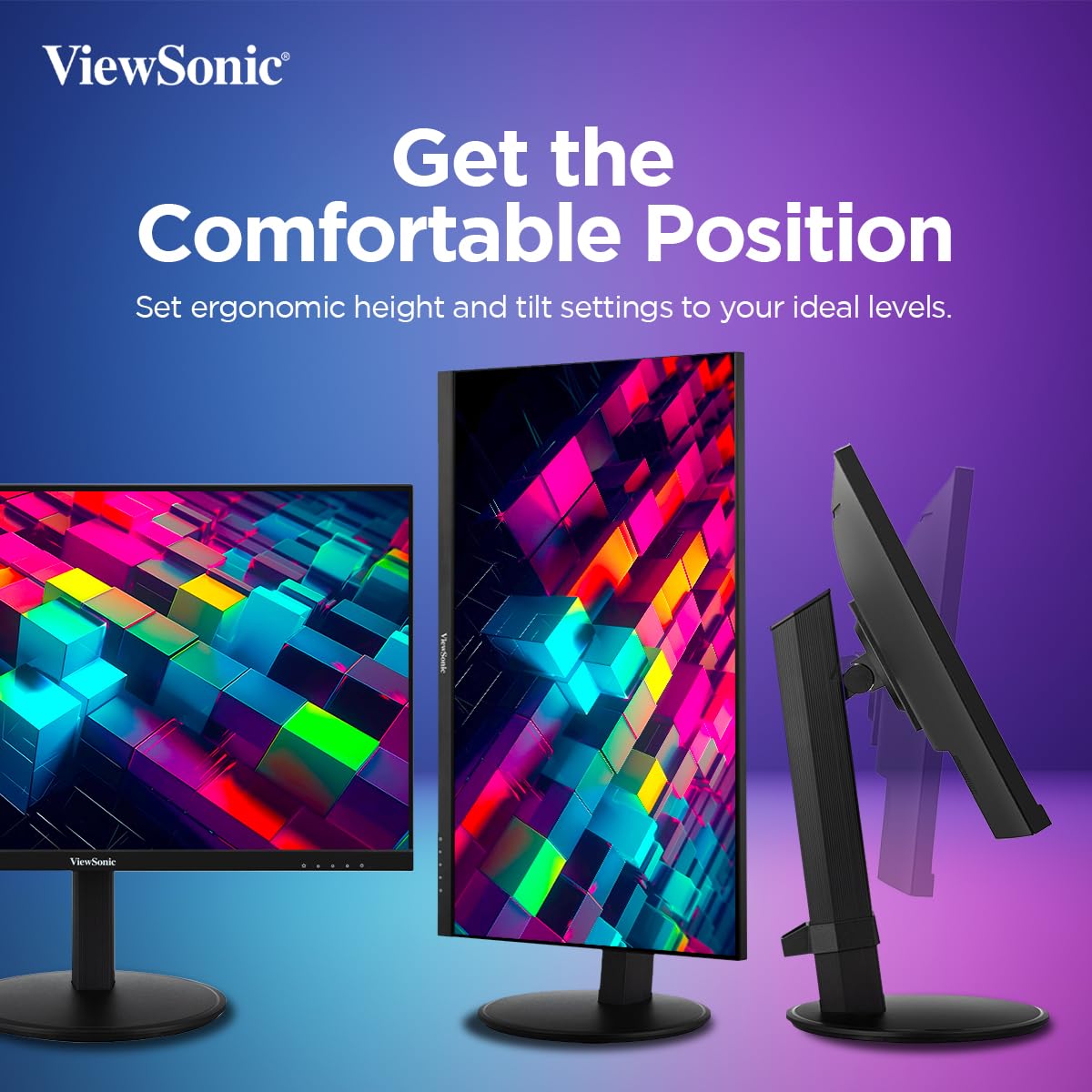 ViewSonic VG2409-MHU 24” IPS Panel 1080p FHD 75Hz USB Type-C Professional Monitor with Speakers