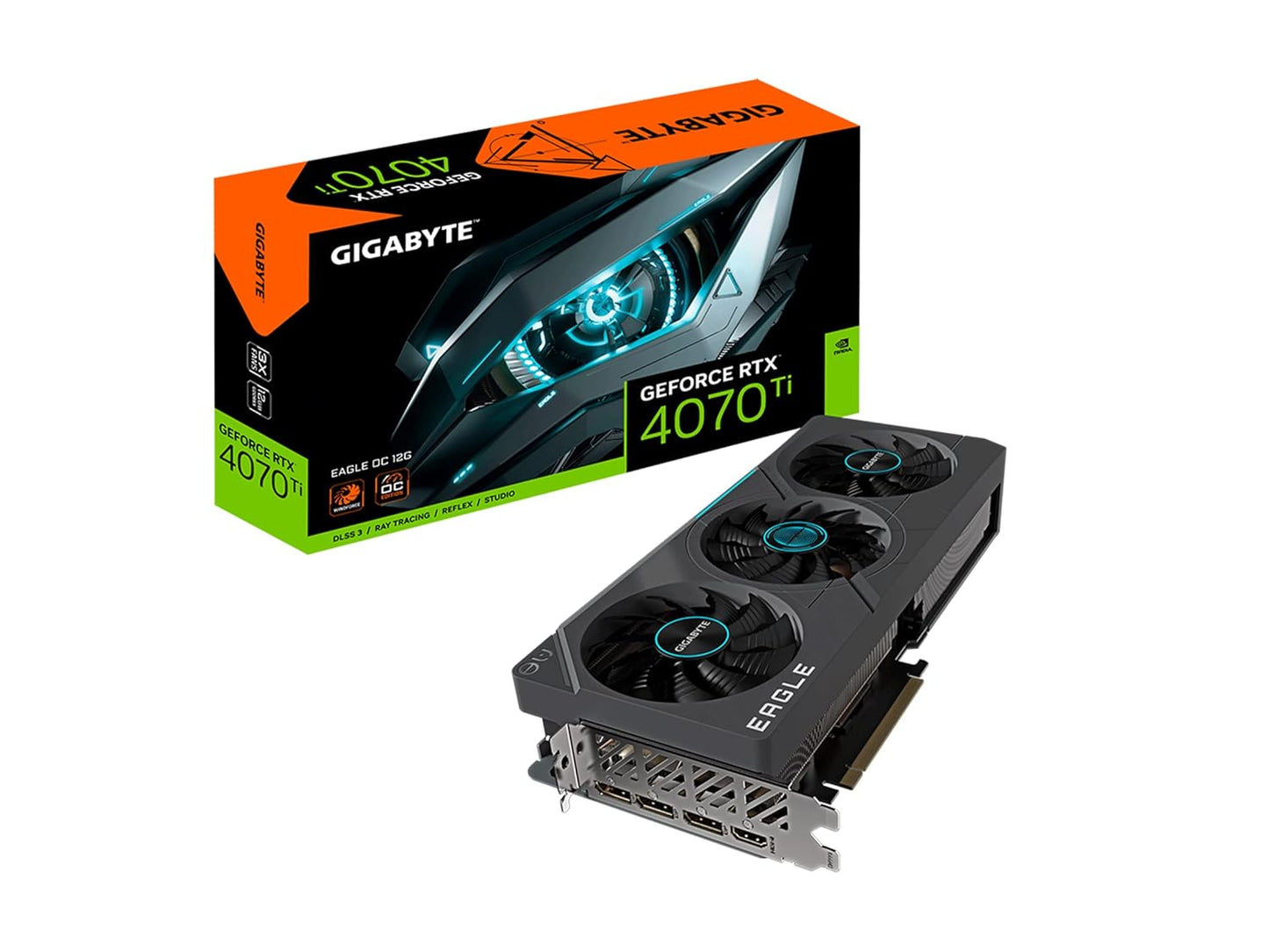 Gigabyte GeForce RTX 4070 Ti Eagle OC 12GB 192-Bit GDDR6X Graphics Card