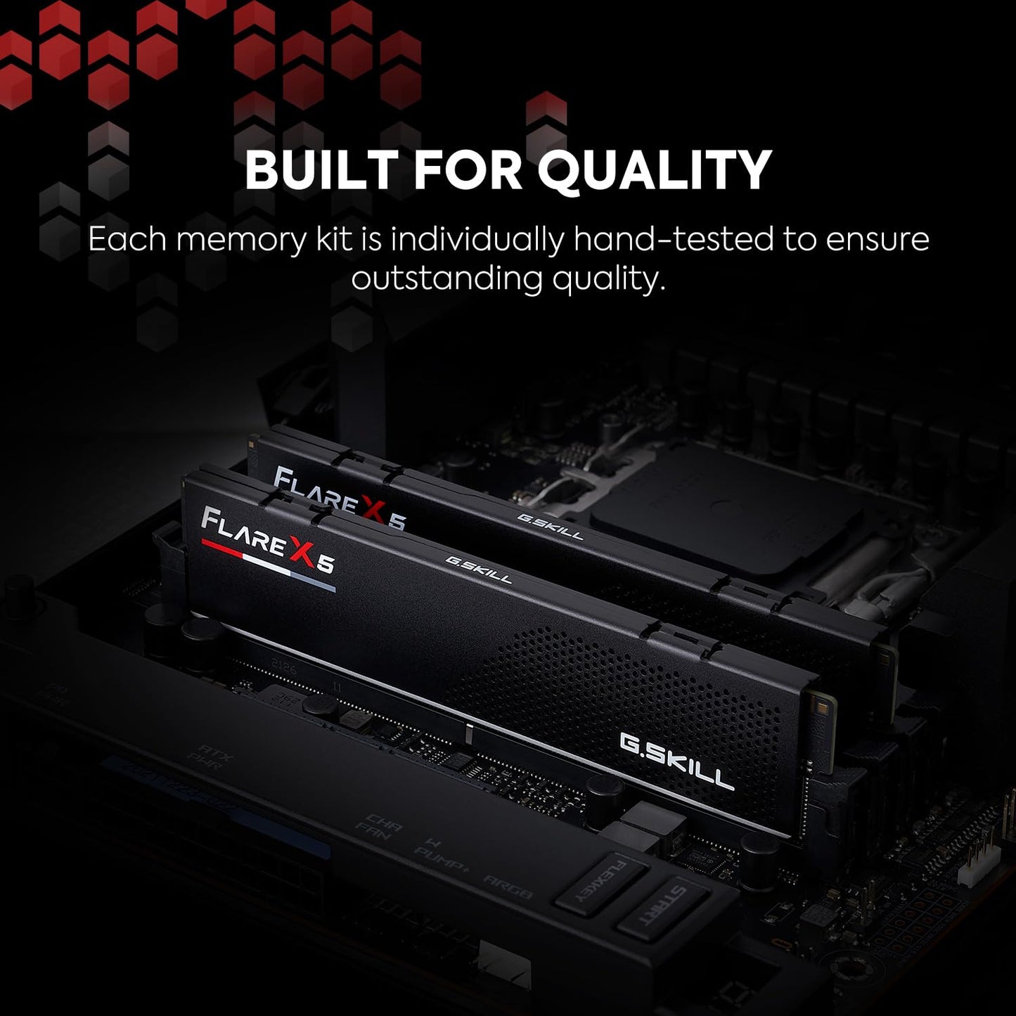 G.SKILL Flare X5 Series 32GB (2x16GB) DDR5 RAM 6000MHz CL30 Gaming Desktop Memory