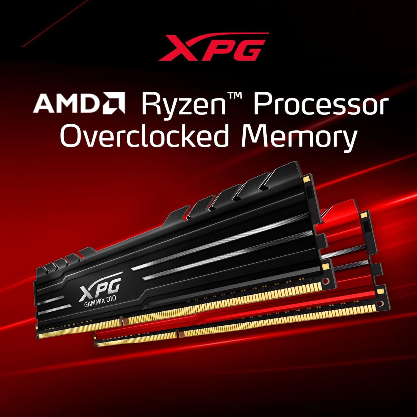 XPG GAMMIX D30 16GB 3200MHz DDR4 UDIMM डेस्कटॉप गेमिंग मेमोरी