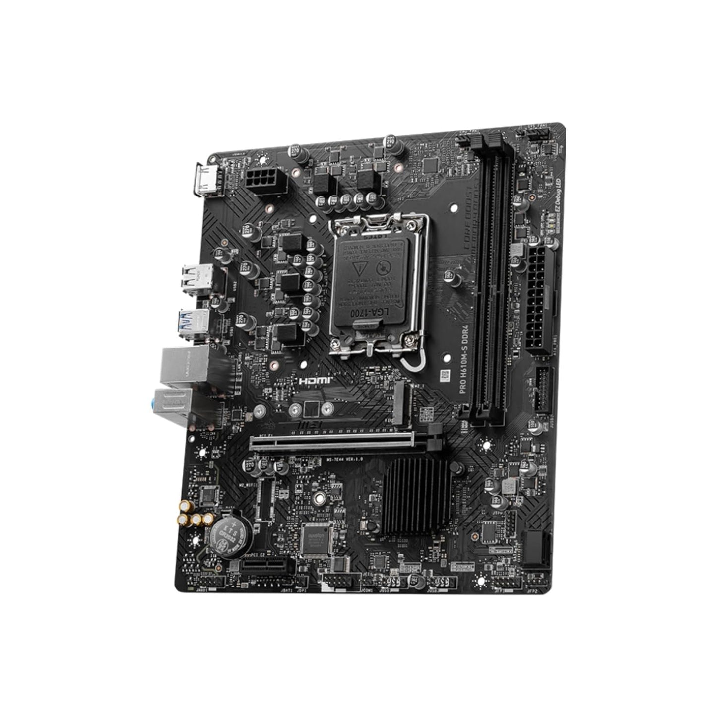 MSI PRO H610M-S LGA 1700 Socket DDR4 USB 3.2 Micro-ATX Motherboard