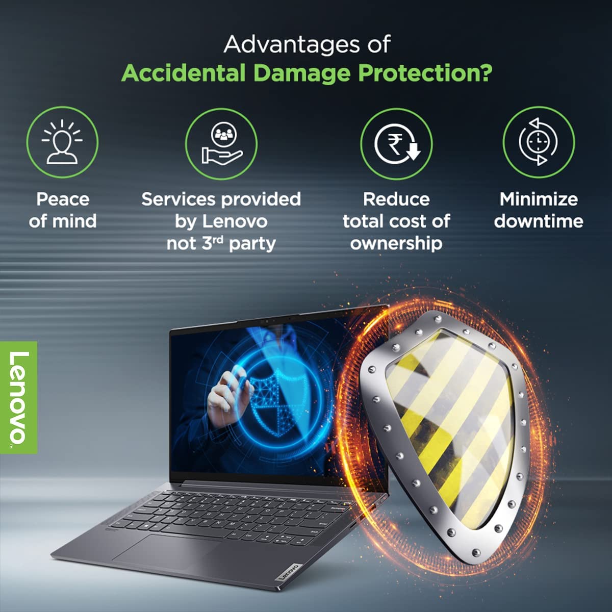 Lenovo 2 Years Accidental Damage Protection Pack with Onsite Service for Idea NB Halo Laptops (NOT A LAPTOP)