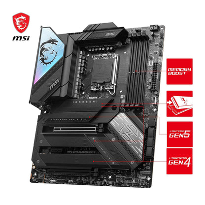 MSI MPG Z790 CARBON WIFI II LGA 1700 DDR5 ATX Gaming Motherboard