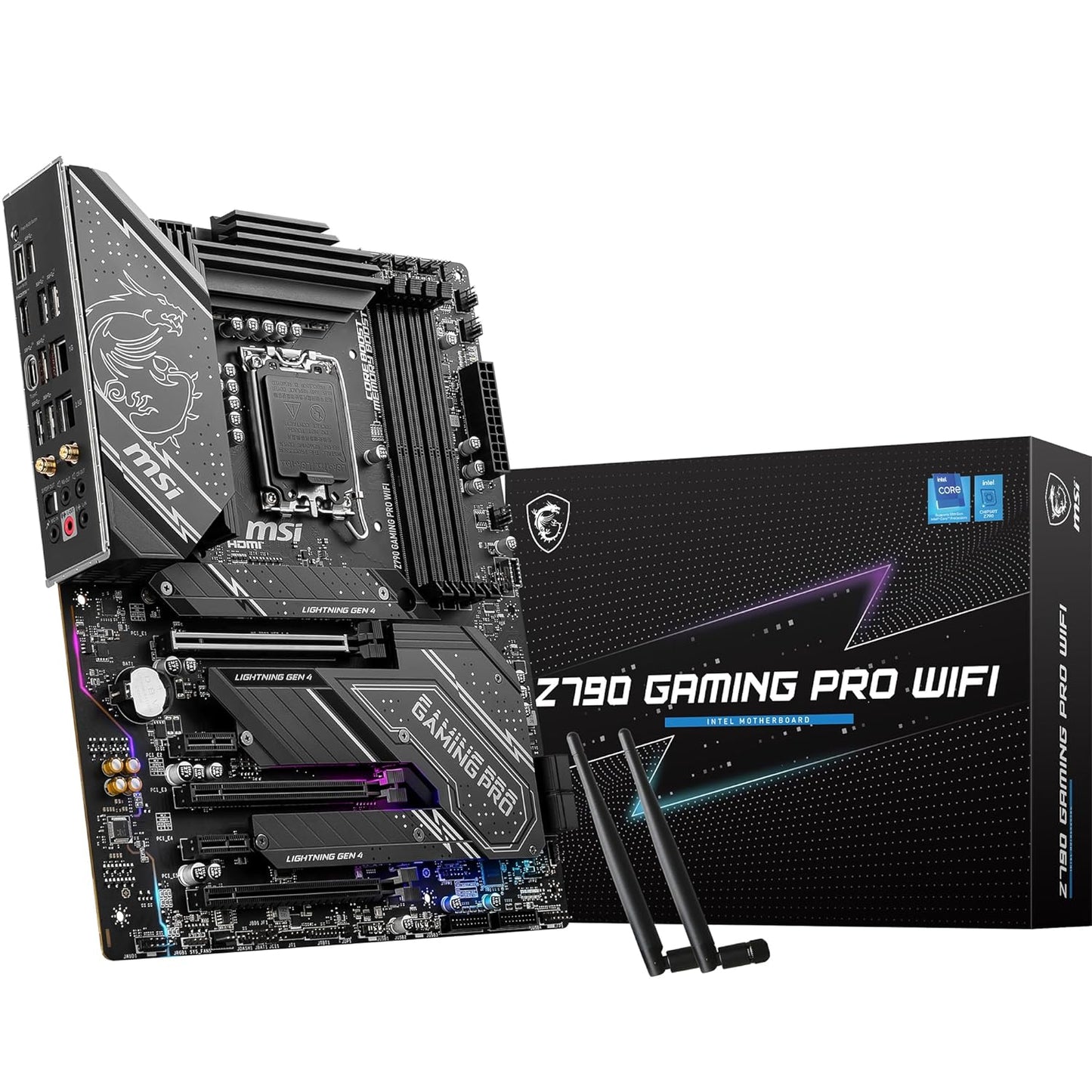 MSI Z790 GAMING PRO WIFI LGA 1700 Socket DDR5 ATX Gaming Motherboard