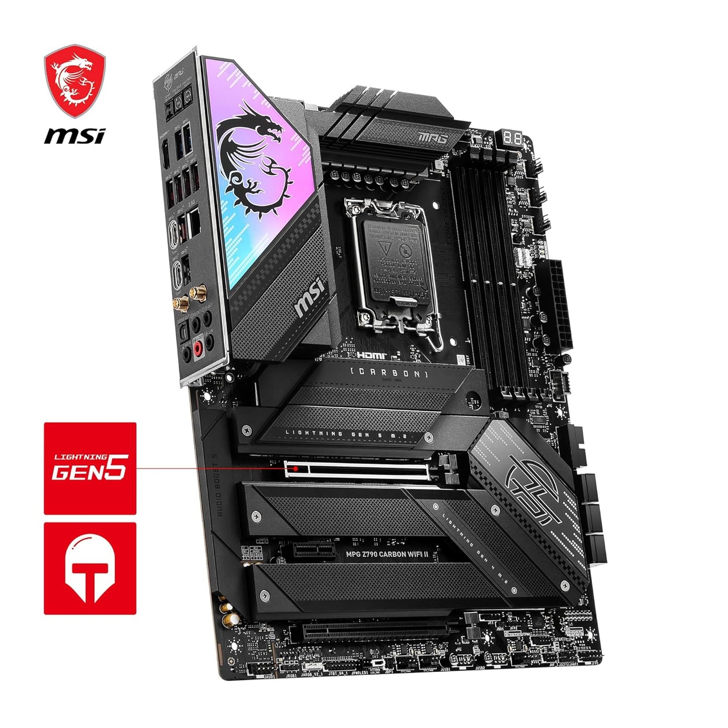 MSI MPG Z790 CARBON WIFI II LGA 1700 DDR5 ATX Gaming Motherboard