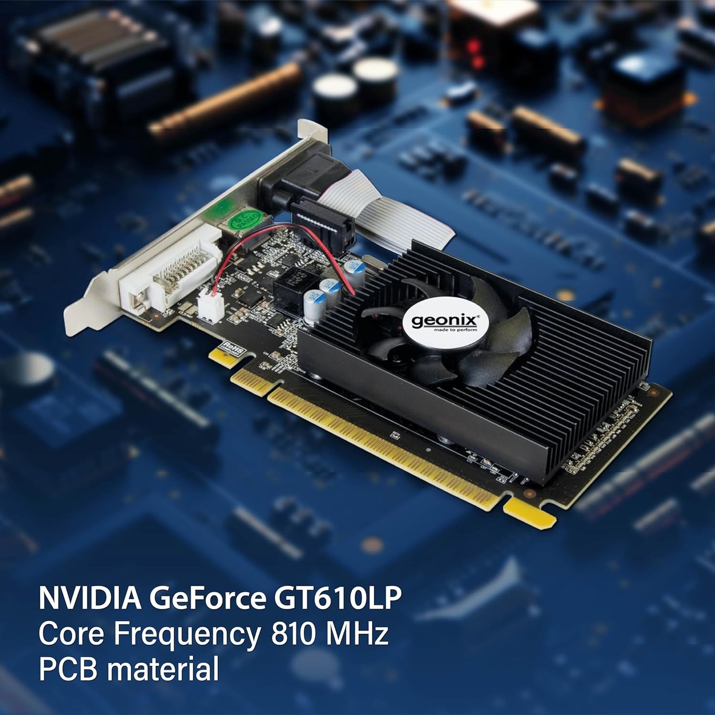 GEONIX Geforce GT610 2GB DDR3 Memory Graphics Card