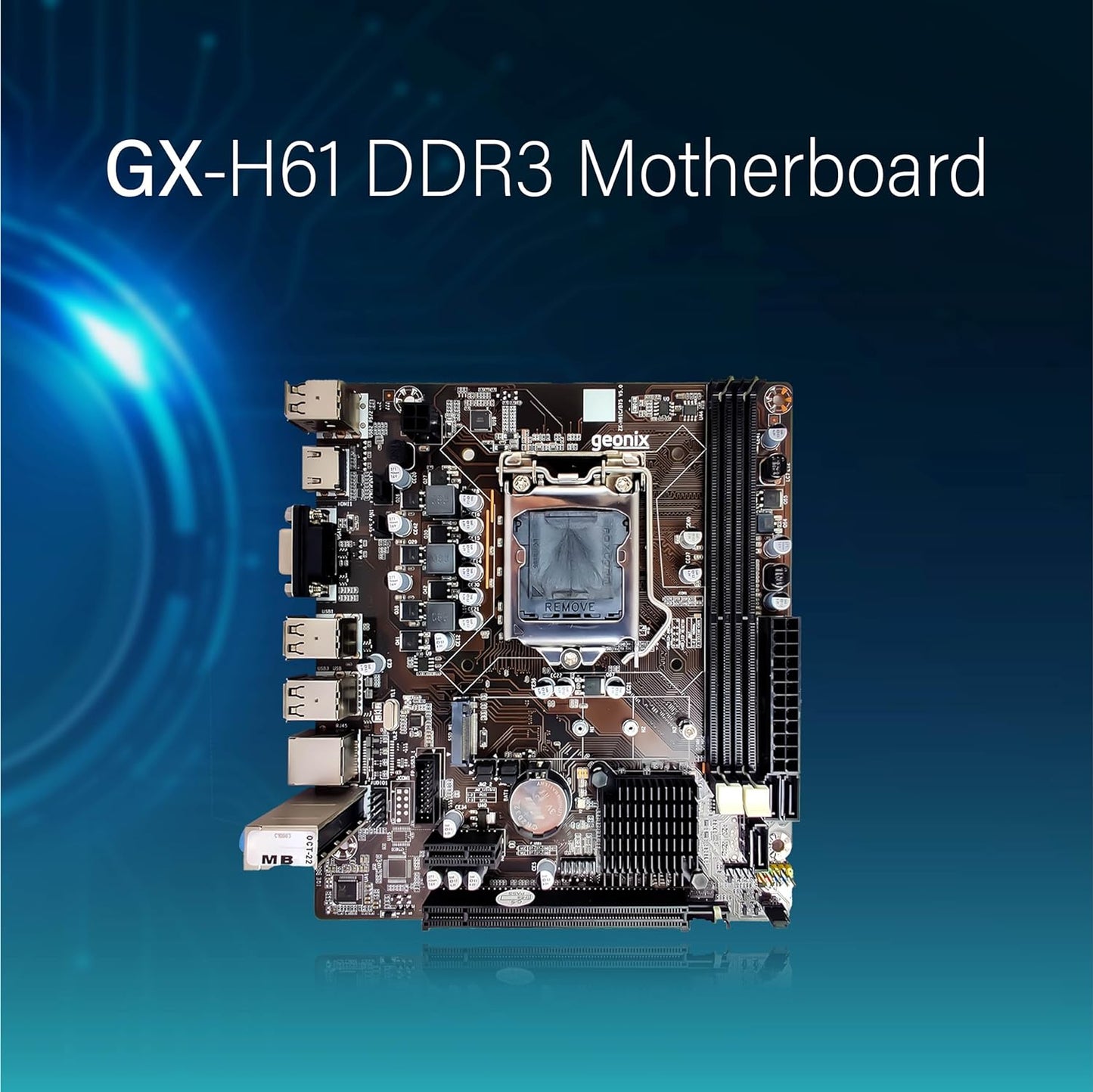 GEONIX Intel H61 Chipset LGA1155 Socket DDR3 Motherboard